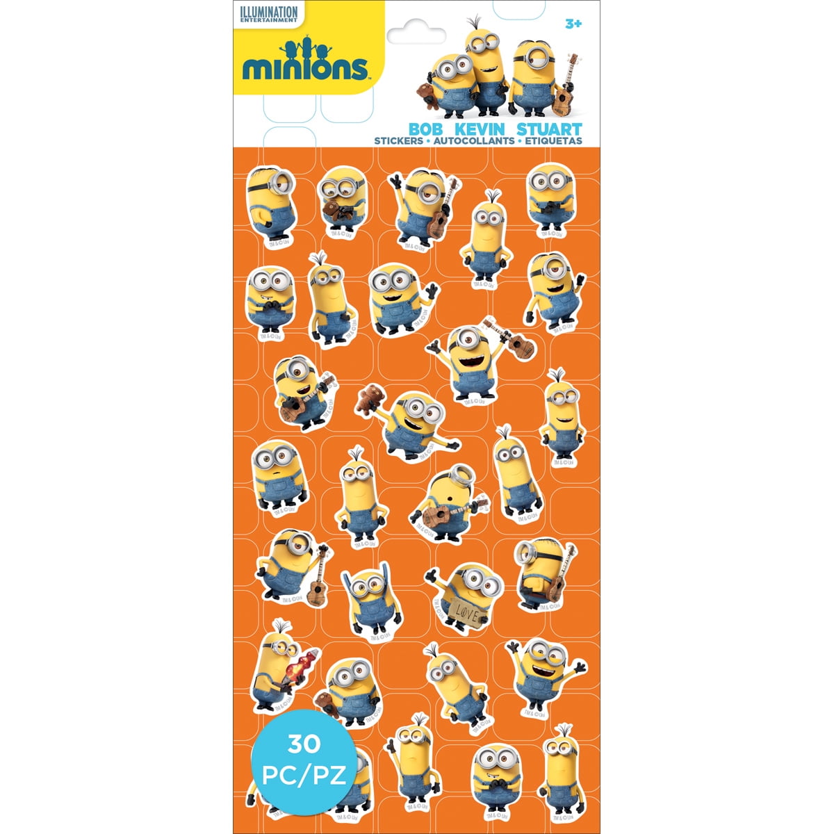 Wilton Mini Flat Minions Stickers