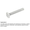 thumbnail image 5 of Square Head Bolt, 2 Pack M8x55mm 304 Stainless Steel Grade C Square Screws, 5 of 5