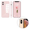 thumbnail image 1 of Qualitchoice Glass Back Phone Covers with Solid Color Full Rugged Bumper Anti-Slip Design for Iphone 7P/8P/7/8/XS Max/XR/X/XS, 1 of 9