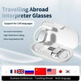thumbnail image 5 of Earbuds Wireless Bluetooth, Small Ball Digital Display Language Translator Headset Wireless Bluetooth Hanging Bluetooth 5.4 Headset Open Headset Ball Support 144 Different Language, 5 of 5