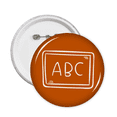 thumbnail image 1 of Knowledge Display English Alphabet Blackboard Pins Badge Button Emblem Accessory Decoration 5pcs, 1 of 2