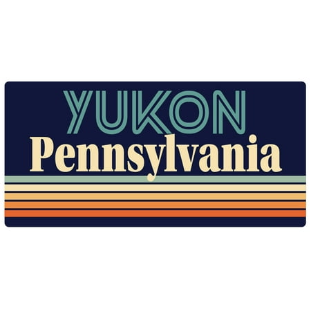 

Yukon Pennsylvania 5 x 2.5-Inch Fridge Magnet Retro Design