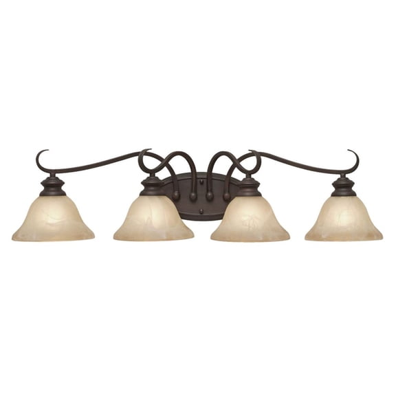 Wry Lighting Lancaster 4-light Vanity in Rubbed Bronze