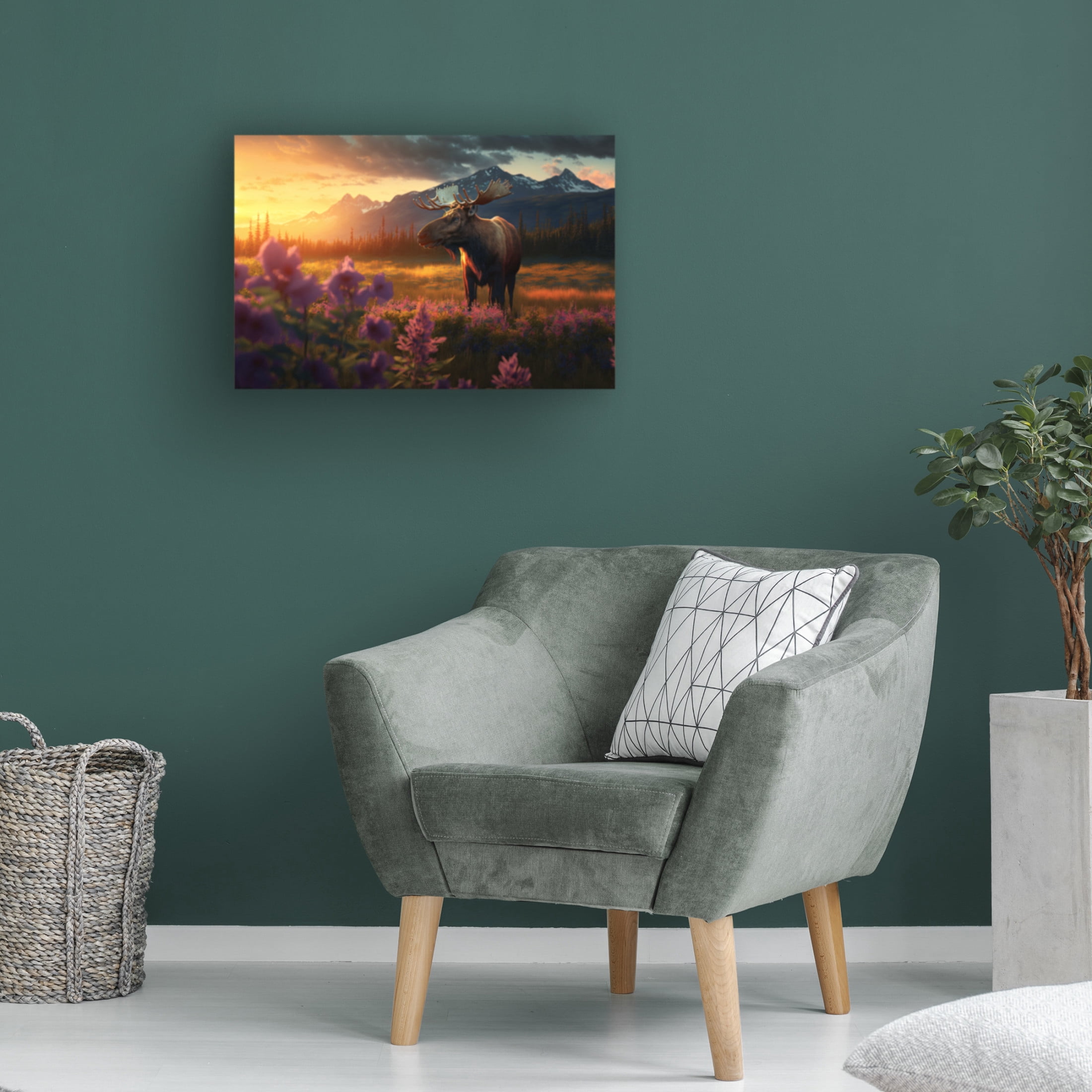 Canvas Wall Art - Ray Heere 'North American Wildlife 8' Wall Art for Living Room, Bedroom, or Office Décor by Trademark Fine Art - 19 x 12 Inches