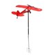 thumbnail image 3 of Hilandero De Viento De Avión, Hierro De Escultura De Viento Al Aire Libre De 10,6 Pulgadas Para Patio, 3 of 7