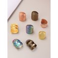 thumbnail image 2 of 2PCS vintage adjustable thimble hand sewing thimble ring home non-slip needle press finger sleeve, 2 of 6