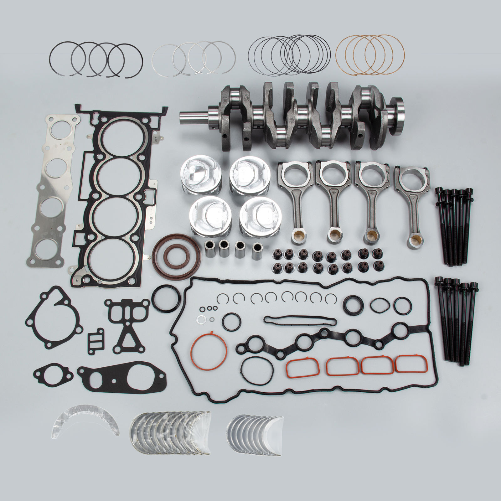 G4KH 2.4L Engine Rebuild Kit with Crankshaft Con Rods Bolts Kit For Hyundai KIA