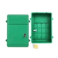 thumbnail image 1 of Buzón de montaje en pared Strade Fareast Limited resistente al agua verde, 1 of 8