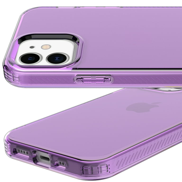 iPhone 11 Case 6.1-inch Phone, Allytech Clear TPU Back Cover Shockproof  Anti-scratch Drop Protection Case Cover for Apple iPhone 11 6.1-inch, Purple  