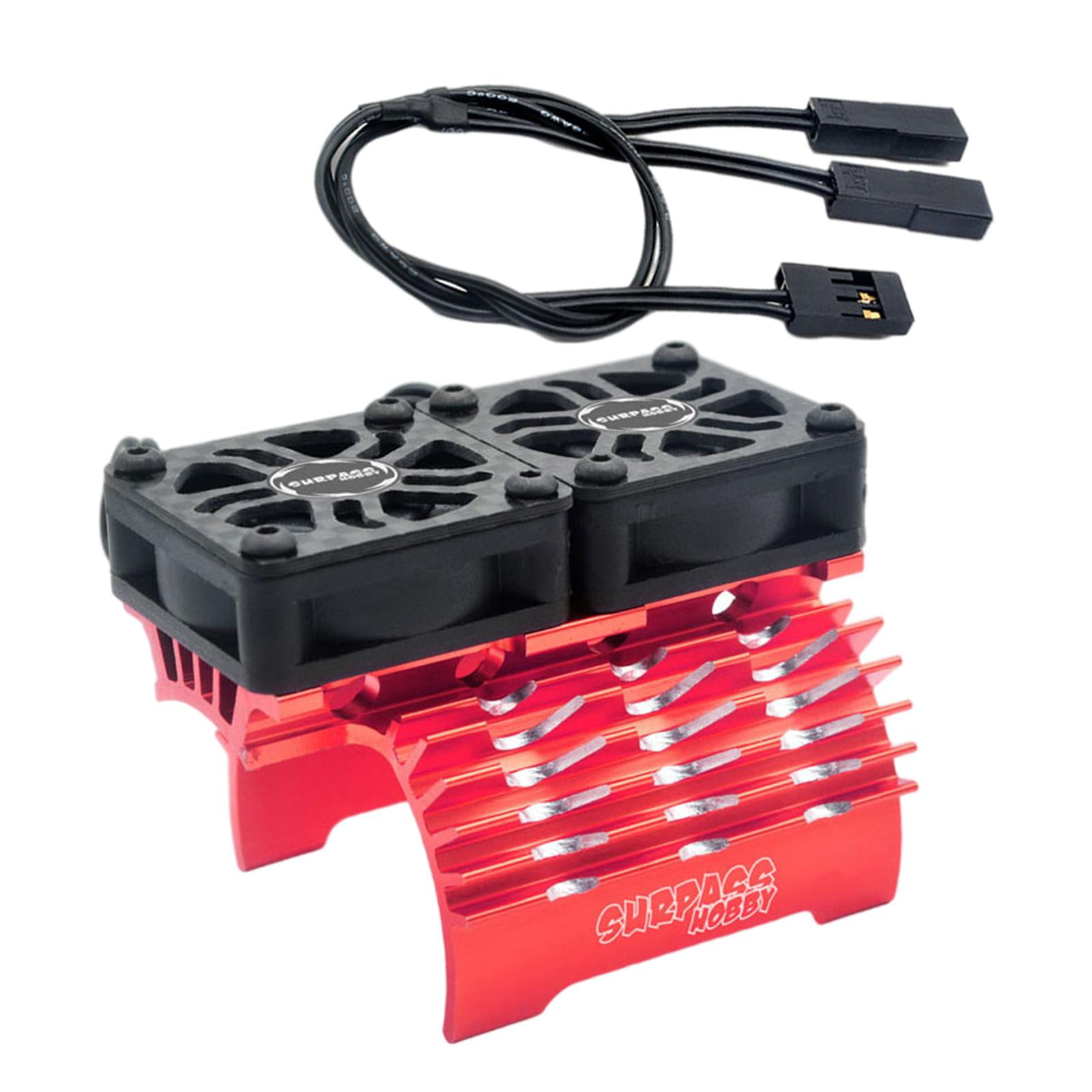 RC Brushless Motor Cooling Fan 2mm 8.4V/27000 RPM 8 RC Car Spare Parts , Red