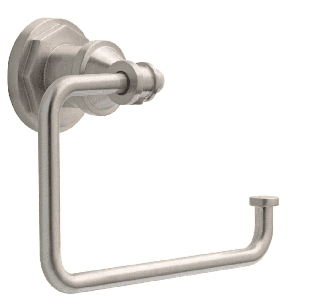 Delta Becker Polished Chrome Wall Mount Euro Toilet Paper Holder in the Toilet  Paper Holders department at