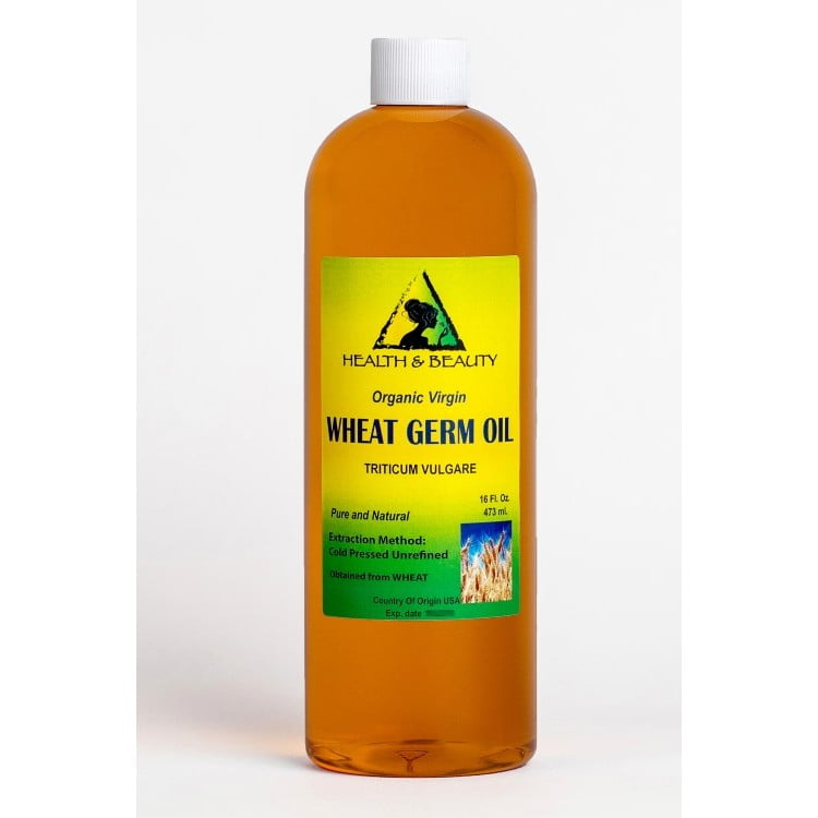 Wheat Germ Oil Unrefined Organic Carrier Cold Pressed Virgin Raw