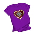 thumbnail image 1 of Pompotops T-Shirt Blouse Ample à Manches Courtes et Col Rond pour Femmes, 1 of 3