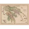 thumbnail image 2 of Black 24x19 White Modern Wood Framed Museum Art Print Titled - Greece - Black 1867, 2 of 4