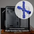 thumbnail image 1 of Llave de llave cruzada universal multifunción para puerta de armario de control eléctrico, 1 of 5