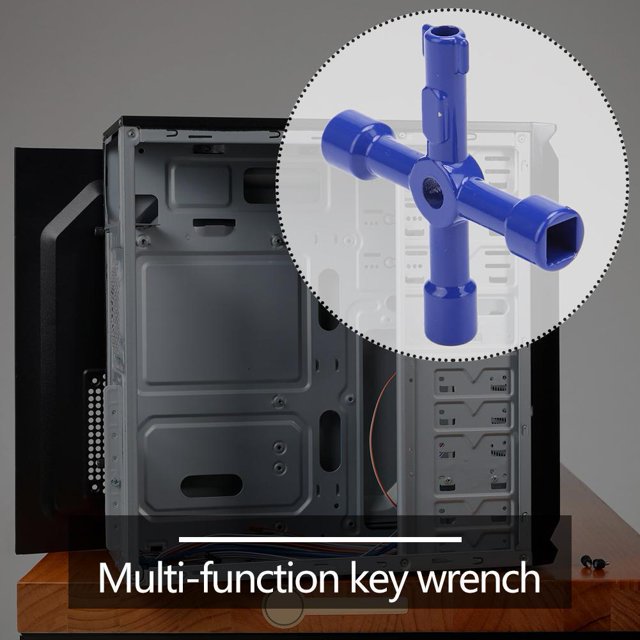 Llave de llave cruzada universal multifunción para puerta de armario de control eléctrico