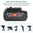 thumbnail image 2 of Batería de repuesto TREE.NB BAT609 6000 mAh 18 V para Bosch, 2 of 7