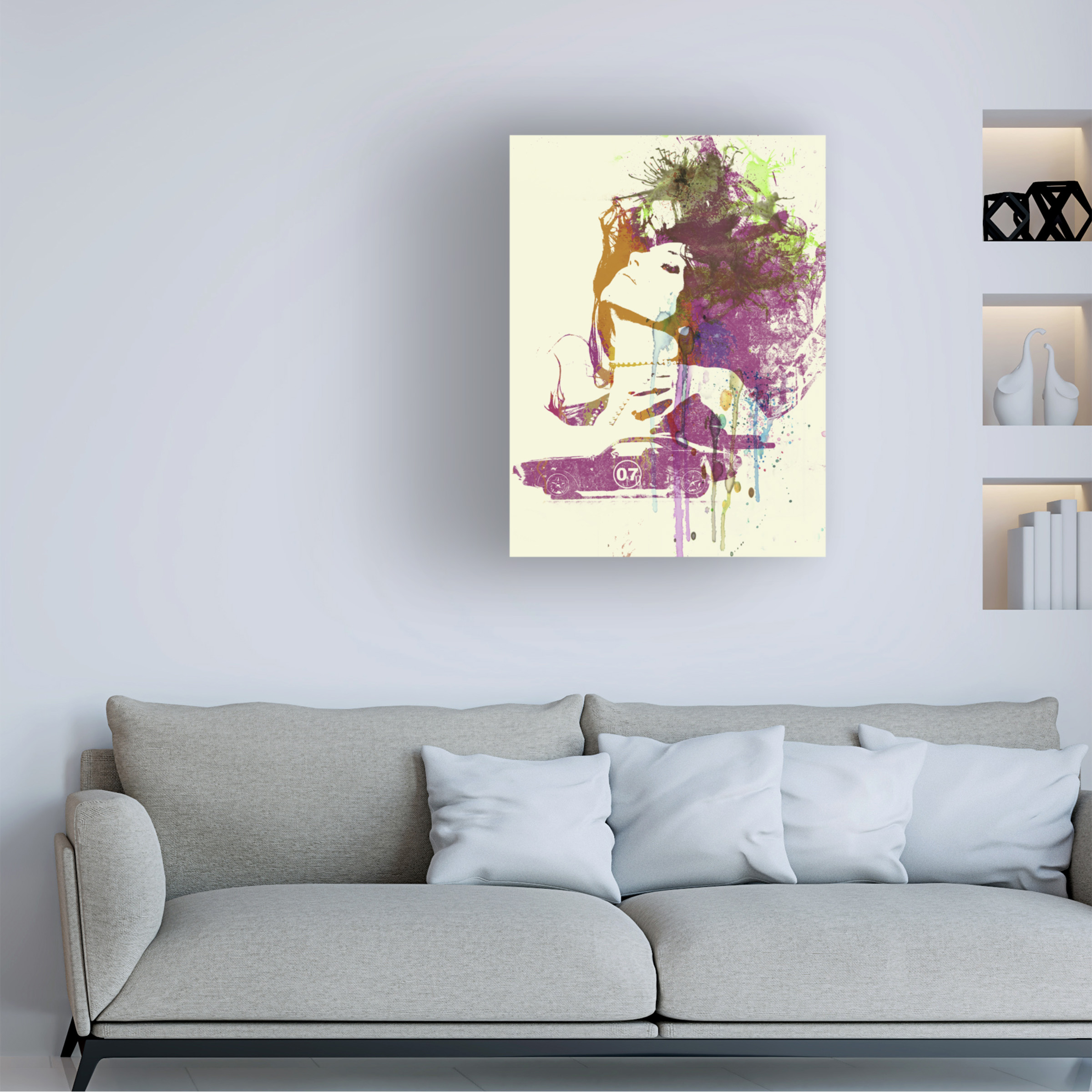 Trademark Fine Art "Challenger Girl" Canvas Art by Naxart