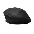 thumbnail image 6 of Mifelio Flat Cap Beret Hats for Women Beret Beret French Cap Artist Beret Faux Beret Women Hat Leather Womens Hats Black, 6 of 7