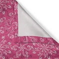 thumbnail image 5 of Ambesonne Hot Pink Grommet Curtain, Spring Flourish Bloom, 50" x 84", Hot Pink White Purple, 5 of 6