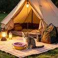 thumbnail image 5 of Qholemyo Silicone Foldable Pet Bowl Feeding Bowl Portable Pet Food Bowl With Hanging Rope For Small Pets Outdoor Use, 5 of 5