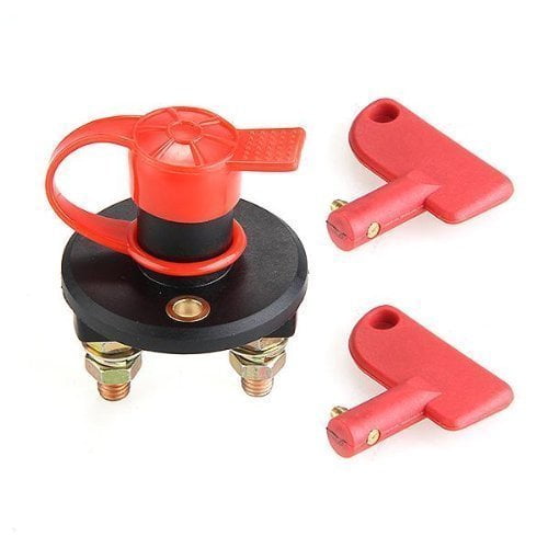 Battery Isolator Disconnect Cut OFF Power Kill Switch for Automobiles Marine Car Boat Rv ATV Vehicles 