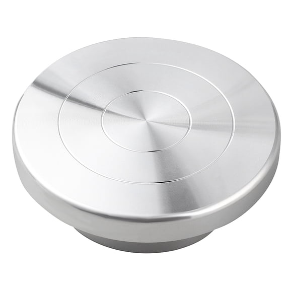 4.33 Inch Mini Aluminium Alloy Rotated Turntable Sculpting Pottery Wheel Rotary Wheel Polymer Clay Tools for Craft Display Stand Pottery Turntable DIY