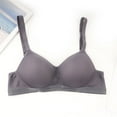 thumbnail image 3 of Wireless Bra for Women Seamless Lightly Lined Bra Full Coverage No Underwire Soft Stretch Padded Comfort Bralette, 3 of 3