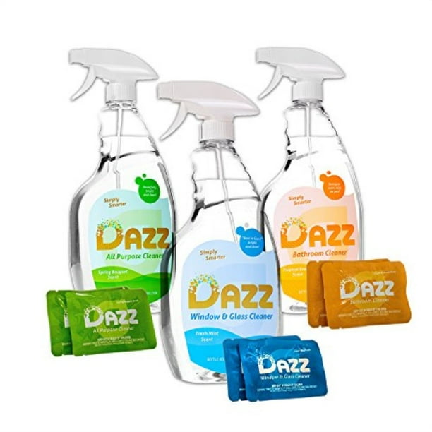 dazz cleaning tablets whole house starter kit all purpose surface