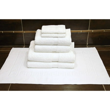 Luxury Hotel Spa 100 Turkish Cotton 7 Pc Combination Luxury Hotel Spa 100 Turkish Cotton 7 Pc Combination Including Greek Key