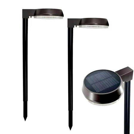 

2pcs Solar Lawn Light 4W Solar Garden Light IP65 Waterproof Solar Landscape Light with 2000mAh Battery 2 Modes for Garden Courtyard Terrace