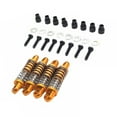 thumbnail image 4 of 4 Pieces Metal Shock Absorber Remote Control 1:28 Crawler Model Damper Upgrade Part Repair Replacement for Wltoys K969 K979 K989 Gold, 4 of 6