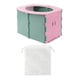 thumbnail image 1 of Inodoro para acampar, inodoro para automóvil, con bolsas de repuesto, inodoro tipo cubo, inodoro de viaje, Rosado, 1 of 4