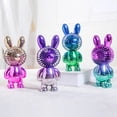 thumbnail image 6 of Little Rabbit Gradient Color Electroplating Handheld Lighting Charging Fan, 6 of 10