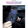 thumbnail image 5 of for Samsung Galaxy Z Flip 4 Case, Galaxy Z Flip 3 Case with Hinge Protection and 360°Rotate Ring Magnetic Kickstand Heavy Duty Protective Case for Samsung Galaxy Z Flip 3/4 Phone (Blue), 5 of 15