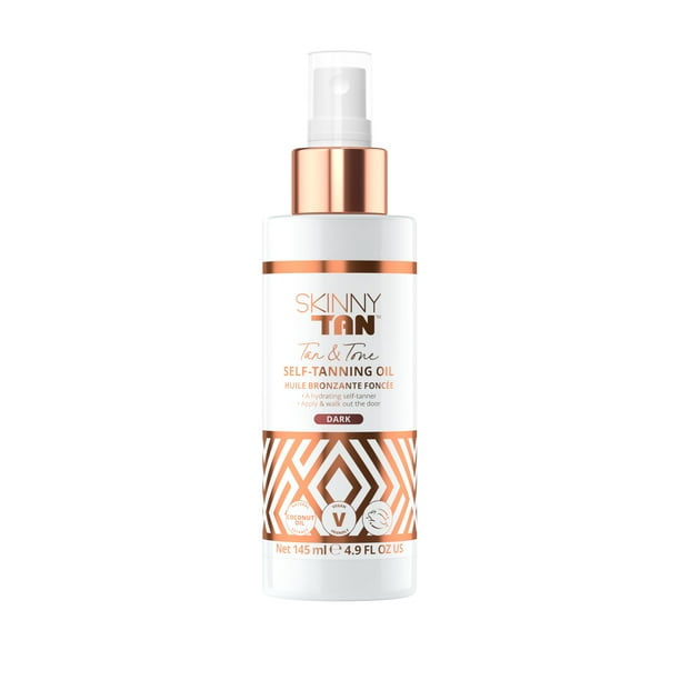 Aceite autobronceador en aerosol Skinny Tan Tan and Tone 145 ml