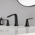 thumbnail image 1 of Washbasin Faucet with Hot & Cold Water, Two Handle Faucet for Family Bathroom, Multi-functional Water Tap - Black, 1 of 5