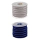 thumbnail image 1 of Rollo De Cinta De Terciopelo De 20 Yardas Y 10 Mm De Ancho Para Manualidades Gris Azul 2 Rollos, 1 of 9