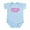 Sky Blue, variant on CafePress - Poppy's Wrapped (Pink) Baby Onesie - Baby Light Bodysuit, Size Newborn - 24 Months