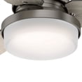 thumbnail image 2 of Hunter 44 inch Indoor Ceiling Fan with LED Light and Remote Control - Standard Mount Ceiling Fan, 3 Blades, For Bedroom, Living Room, or Kitchen - Sentinel 50393, Brushed Slate, 2 of 16