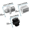 thumbnail image 2 of Pool Offline Chlorinator Pipe Feeder Connection Bag with 4 Pieces Spx1700Fg Swimming Pool Pump Pipe Plug Drain Plug, 2 of 8
