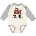 thumbnail image 3 of Inktastic My Gigi Loves Me Bear Boys or Girls Long Sleeve Baby Bodysuit, 3 of 5