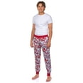 thumbnail image 3 of Disney Men's Snow White Allover Grumpy Warning Design Adult Lounge Sleep Pajama Pants, 3 of 5
