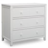 Delta Children Cambridge Mix and Match 3 Drawer Dresser - Rustic Bianca