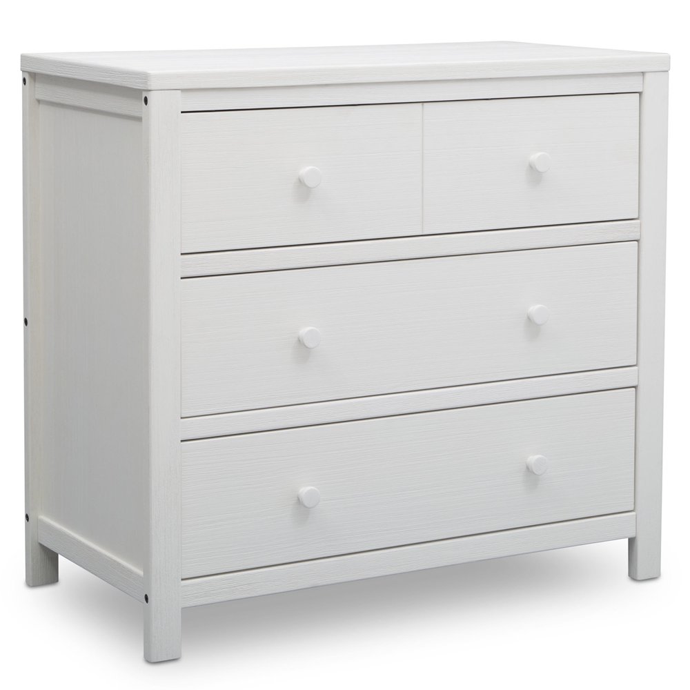 Delta Children Cambridge Mix and Match 3 Drawer Dresser Rustic Bianca