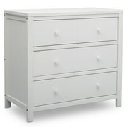 Delta Children Cambridge Mix and Match 3 Drawer Dresser - Rustic Bianca