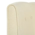 thumbnail image 5 of Christopher Knight Home Modern Accent Chair with Button-Tufted Back, Upholstered Tub Armchair, Beige, 5 of 13