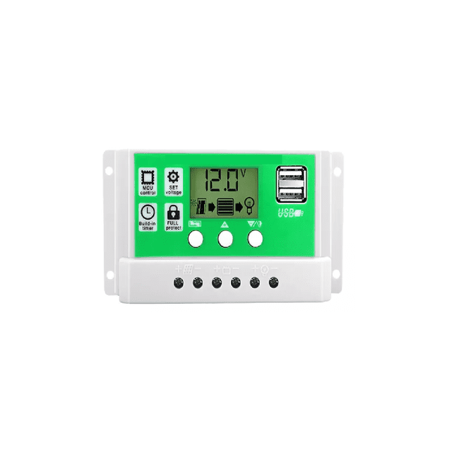 Controlador Dual Usb De Carga Solar 12v/24v 60a Pwm