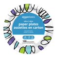 thumbnail image 1 of Platos de papel Amazon Basics Ultra, 10 pulgadas, 100 unidades, 1 of 7