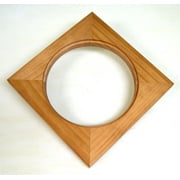 National Artcraft Solid Wood Frame with 6" Round Opening